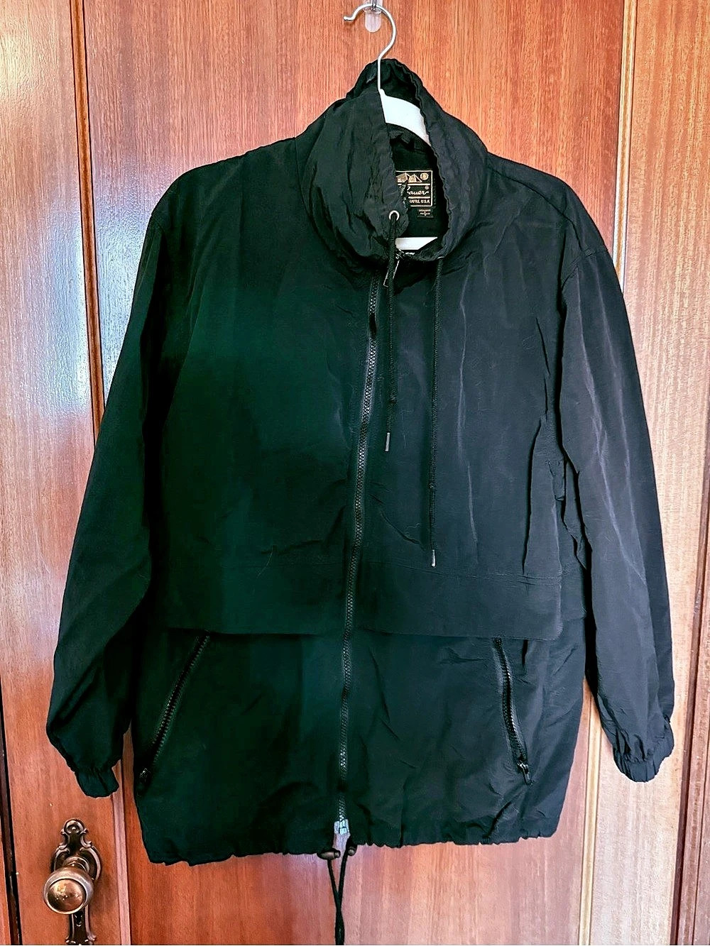 Eddie Bauer Women’s Black Windbreaker Utility Jacket Size S